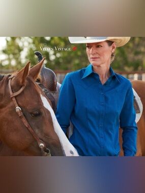 CR RANCHWEAR ‘CR SUNSMART WESTERN PRO’ RODEO SHIRT IN AEGEAN